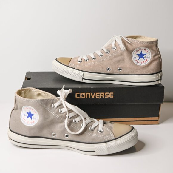CONVERSE Chuck Taylor Tan All Star Unisex High Top Sneakers - Men 8  Women 10 - Picture 5 of 8